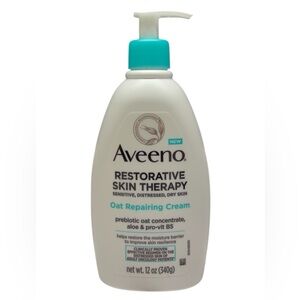 Aveeno Restorative Skin Therapy Oat Repairing Cream Body Lotion 12oz ORIGINAL